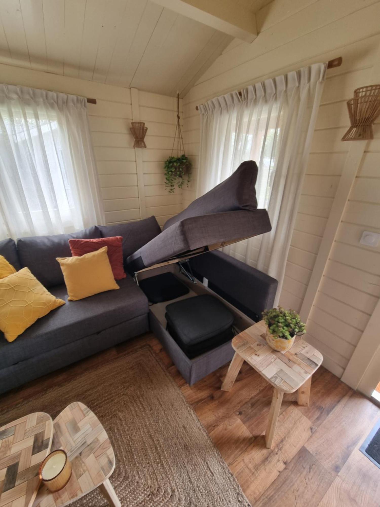 Nieuw - Luxe Blokhut Chalet In Bosrijke Omgeving Anloo Eksteriør billede